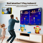 KINHANK MotionX Aktives Spielsystem für Kinder & Familien Videospielkonsole für fortlaufende Updates Kinderspielzeug für körperliche Aktivität im Innenbereich