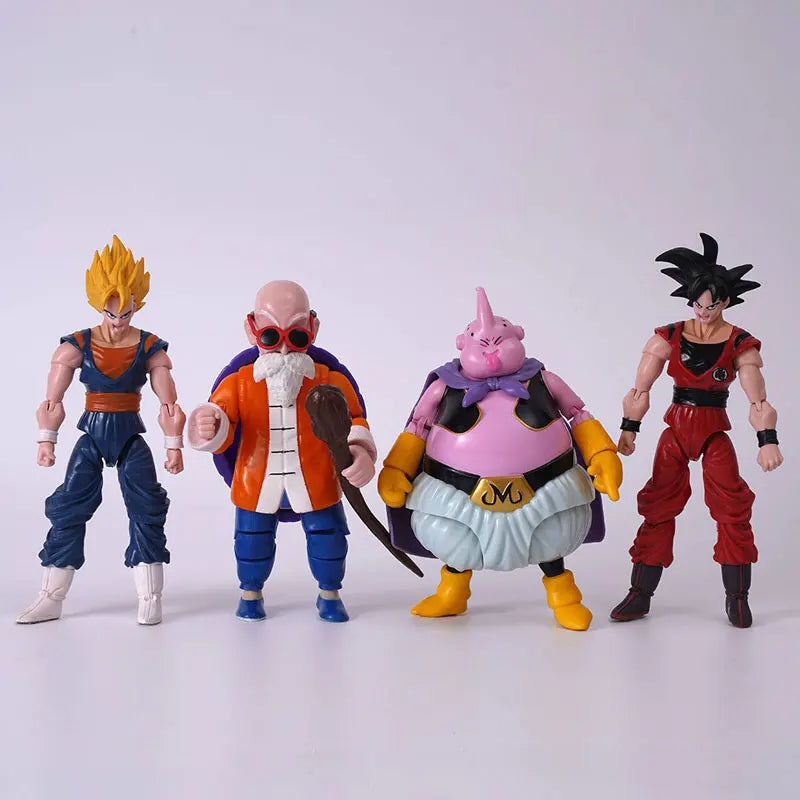 12-18CM Anime Dragon Ball Z Super Saiyajin Son Goku Broly Vegeta Anime Actionfigur Modell Geschenke Sammlerfiguren für Kinder Hauptbild