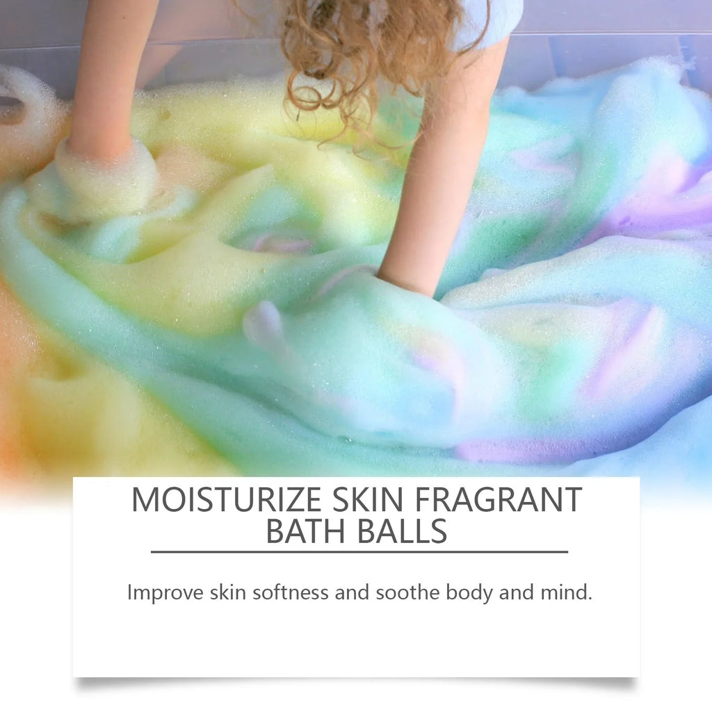 Badebombe Lang anhaltender Duft Aromatherapie Blumiger Duft Peeling Feuchtigkeit Körperwaschmittel Reinigende Spa-Salzball Brausekugeln Dusche