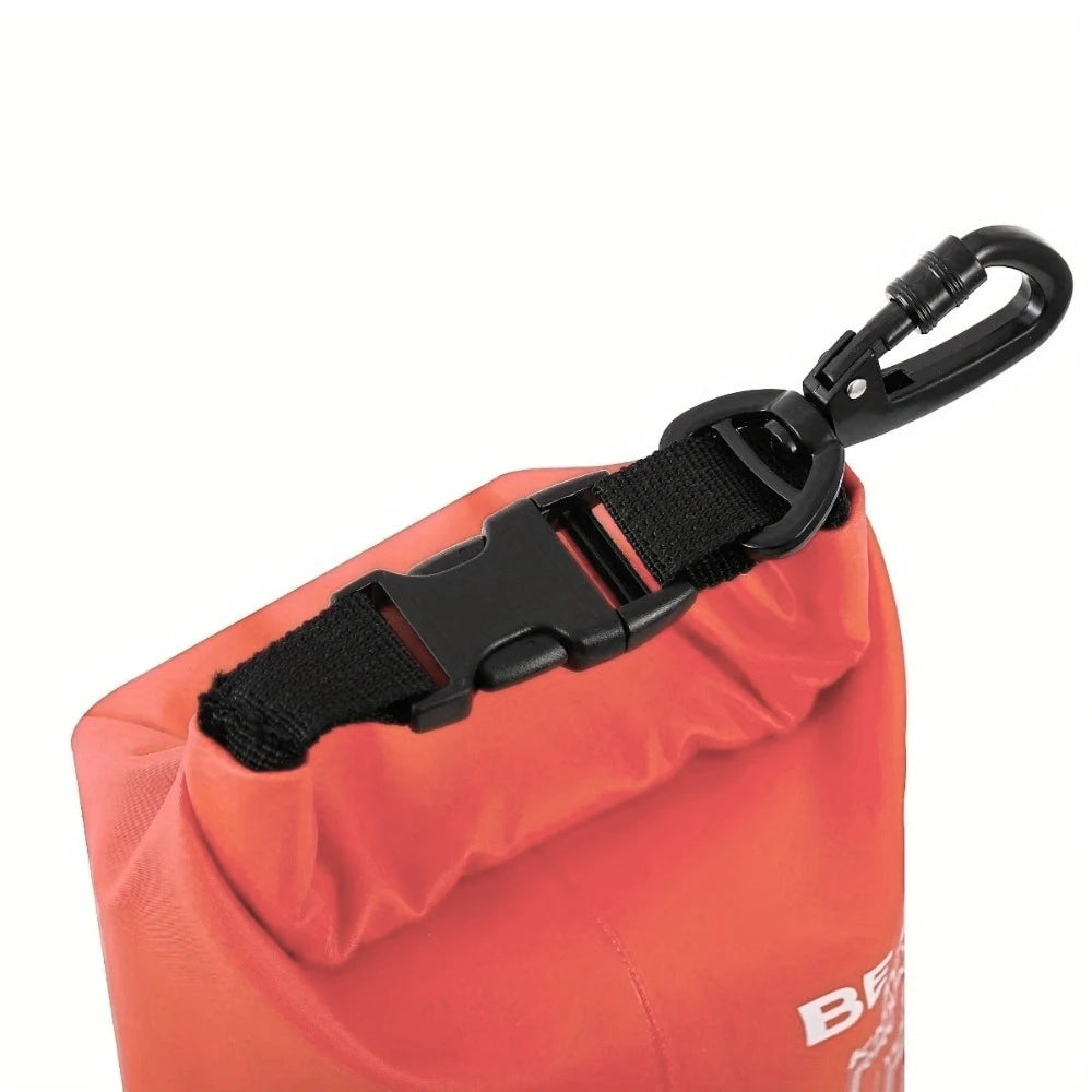 2L Portable Waterproof First Aid Bag Outdoor Emergency Kit Survival Home Car Travel Fishing Hiking Red Shoulder Straps Medical