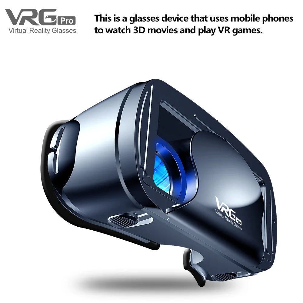 Virtual Reality 3D VR Headset Smart Glasses Helm für Smartphones Handy Mobile 7 Zoll Linsen Fernglas Brille Geräte