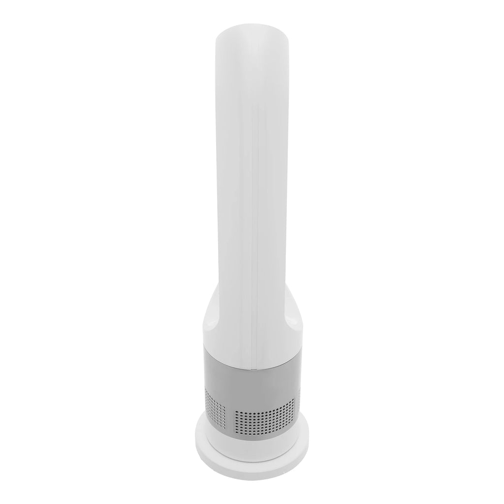 Ganzjähriger Dual-Modus Kühl-Heizturmventilator mit Fernbedienung 1200W Heizung 8 Geschwindigkeiten 9H Timer 80° Oszillation Sicher, Bladeless