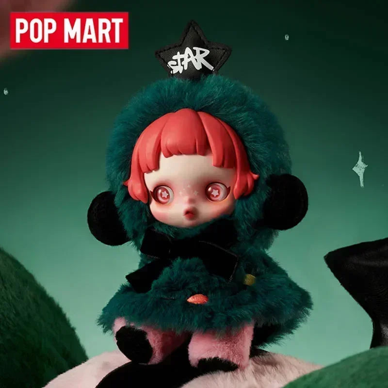 POP MART SKULLPANDA Winter Symphony Series Blind Box Mystery Box Guess Bag Spielzeug Puppe Süße Anime Figur Schreibtisch-Ornamente