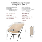 TARKA Faltbare Campingstühle Set Leichter Klappstuhl Ultraleichte Rucksack-Mondstühle für Garten Picknick Strand Angeln