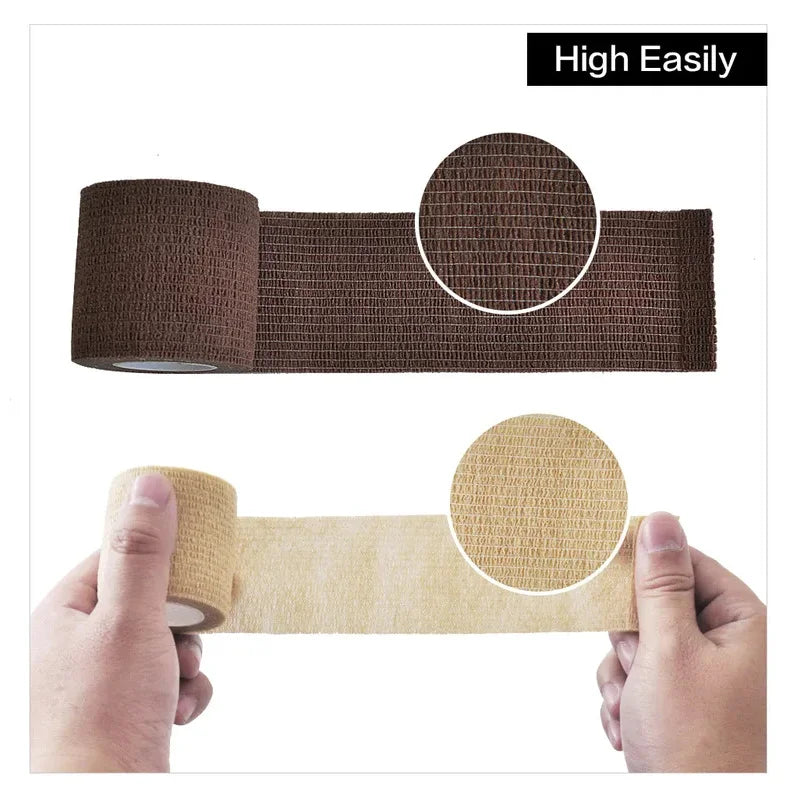 1/6 Stücke Buntes Sport-Tape Selbstklebende Elastische Bandage Elastoplast Sportschutz Knie Finger Knöchel Handfläche Schulter