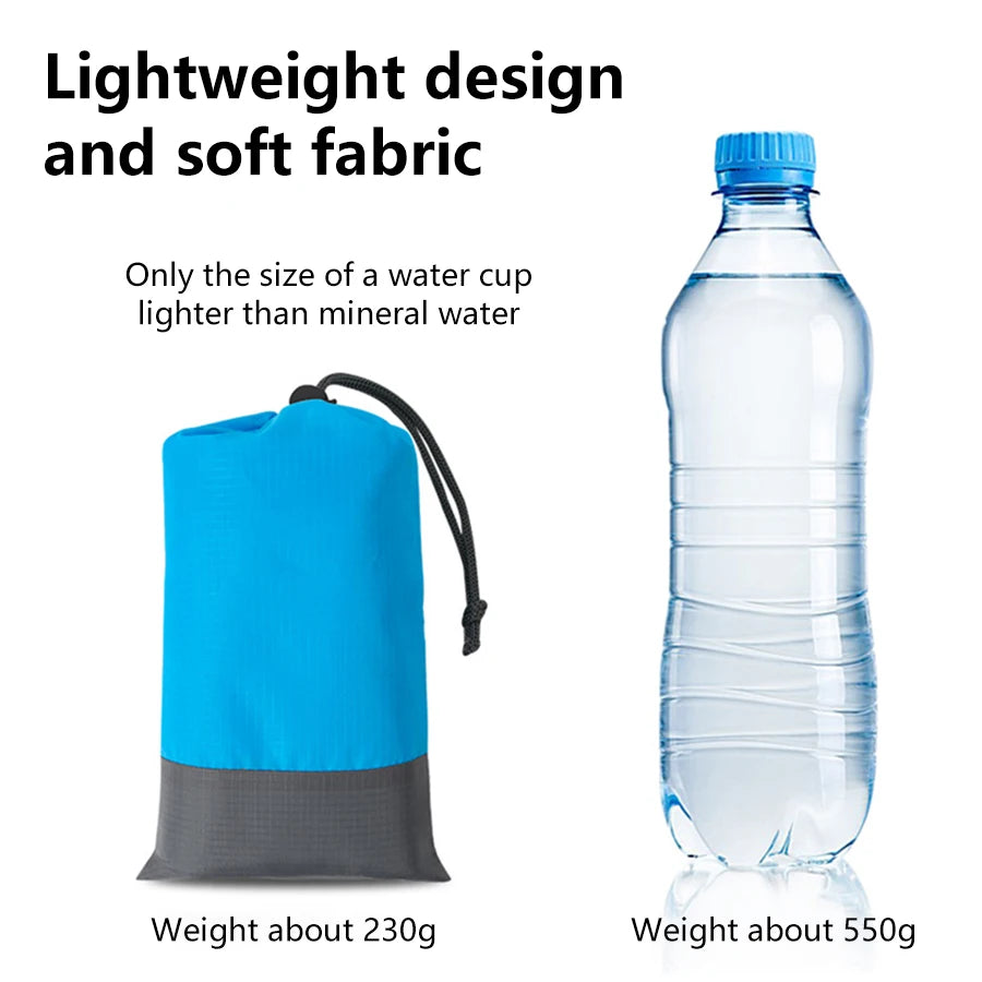 200 * 210 cm Sanddichte Stranddecke Wasserdichte Strandmatte Tragbare leichte Picknickdecke Campingmatte für Reisen Wandern Sport