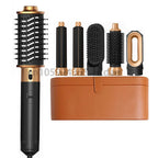 6-in-1 Haartrocknerbürste Heißkamm-Set Professioneller Lockenstab Haarglätter Styling-Tool Luft-Styling Haartrockner Haushaltsgerät