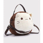 Süße Clutch Tasche Plüsch Rucksack Fellige Katzentasche Entzückende Kätzchen Handtasche für Frauen Kinder Cartoon 2025 Neue Kätzchen Handtasche