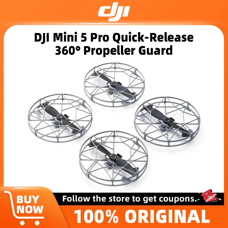 DJI Mini 5 Pro Propellerschutz (Integrierte Propeller) Einfache Anbringung dank Snap-on-Design Original auf Lager