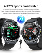 EKG High-End Gesundheits-Smartwatch Herren Blutdruck Lipide Blutsauerstoff Körperanalyse Harnsäure Gesundheitstracker Smartwatch Herren Damen