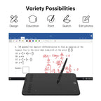 XPPen Deco 01 V3 Grafik-Digital-Zeichentablett 10*6 Zoll 8 Shortcut-Tasten 16384 Stufen 60 Grad Neigung für Windows Mac Android