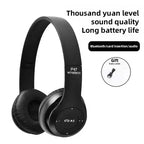 Lenovo Multifunktionaler tragbarer faltbarer kabelloser Bluetooth 5.0 Kopfhörer Für Bluetooth-Verbindung Kabelgebundene Verbindung