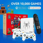 Home-Gaming-Konsolen G7, G8 8K 3D, unterstützt zwei Spieler, 60.000 klassische Retro-Arcade-Spiele, inklusive kabelloser 2.4G-Controller.
