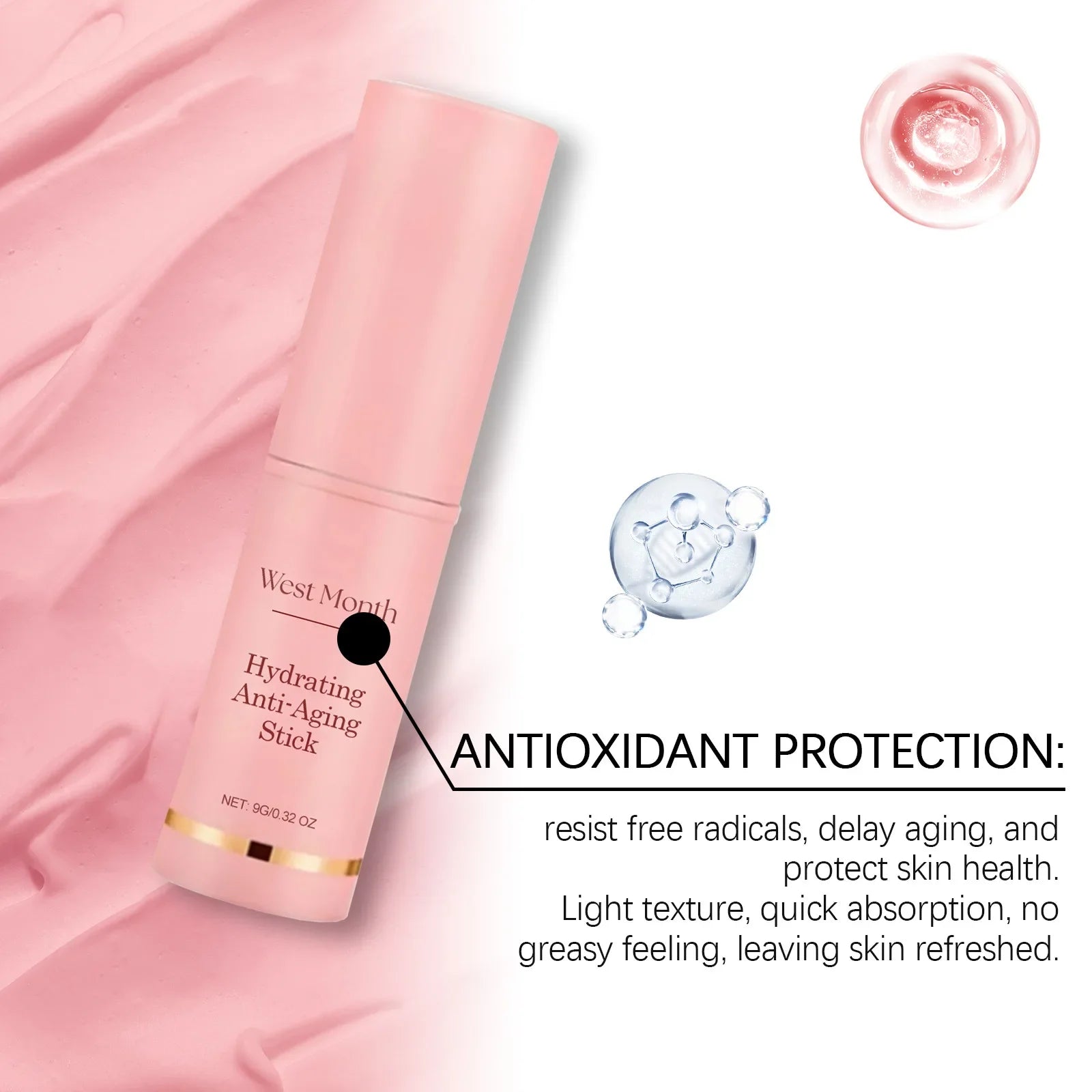 Kollagen Anti-Falten Multi Bounce Balsam Stift Sofortige Anti-Aging Straffung Anhebung Aufhellung Mattierende Gesichtshaut Feuchtigkeitspflege Kosmetik