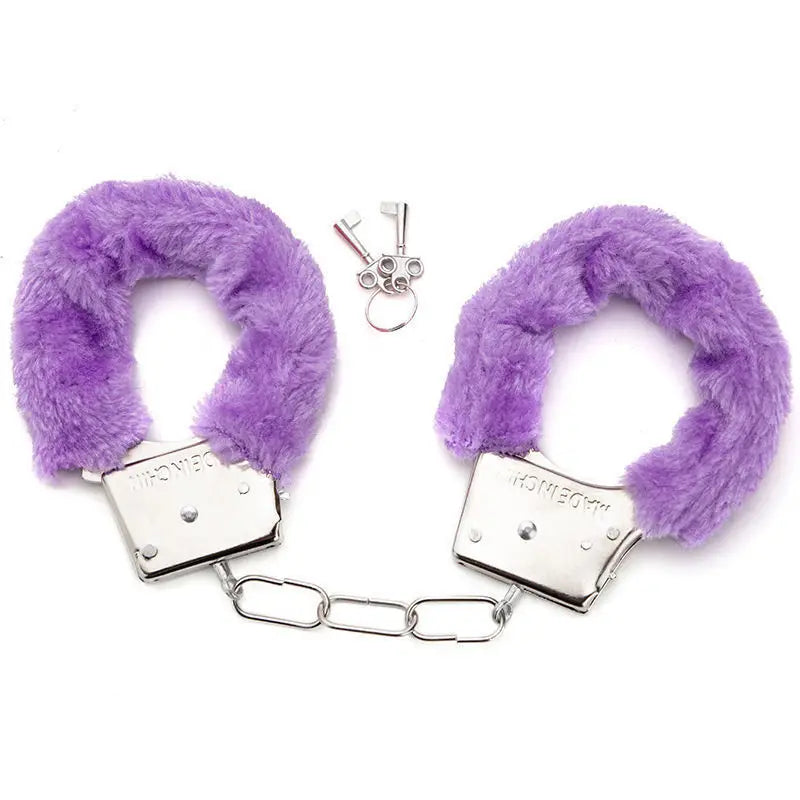 BDSM Handfesseln Sex Hände Bindespielzeug Einstellbare Metall Plüsch Handschellen Fesseln Fetisch Sklave Paare Erwachsenenspiel Produkte