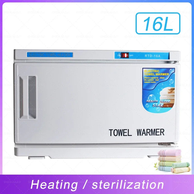 16L Handtuchwärmer Sterilisationsschrank mit UV-Desinfektion für Gesichtssalon Spa Handtuch Warmer Handtuchheizschrank Box 110V/220V