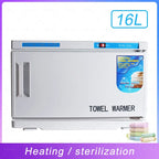 16L Handtuchwärmer Sterilisationsschrank mit UV-Desinfektion für Gesichtssalon Spa Handtuch Warmer Handtuchheizschrank Box 110V/220V