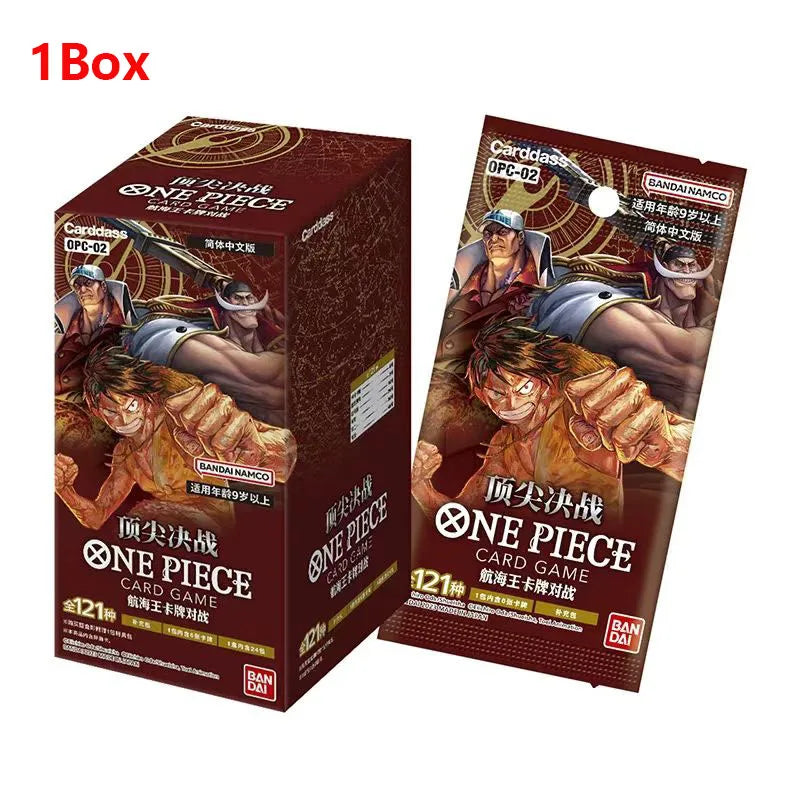 Bandai One Piece TCG OP01-OP13 Kartenspiel Romance Dawn Chinesische Version TCG Booster BOX Sammelkarten Kinderspielzeug Geburtstagsgeschenk