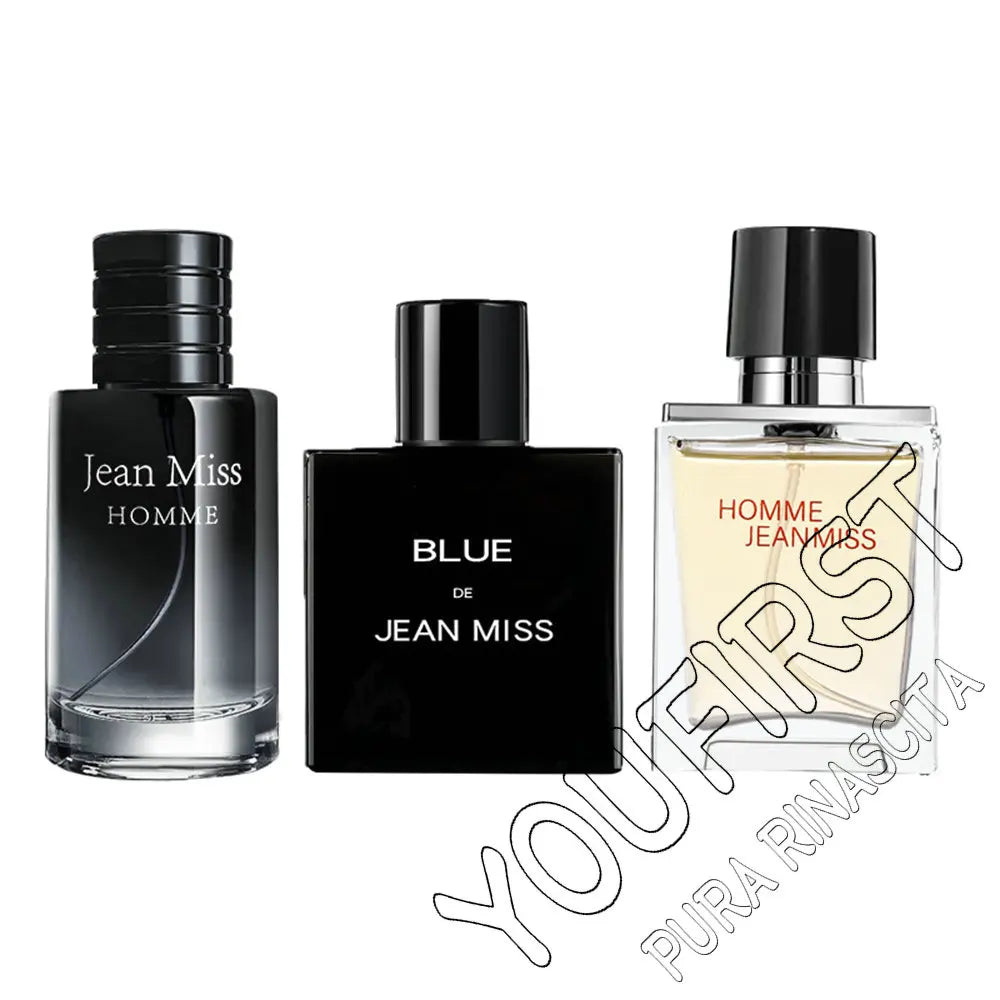 Hochwertiges Herrenparfum Hombre 90ml Geschenkbox 3er Set Colognes Duft Faszination Man Herrendüfte Maskulin Langanhaltend Parfum Herren