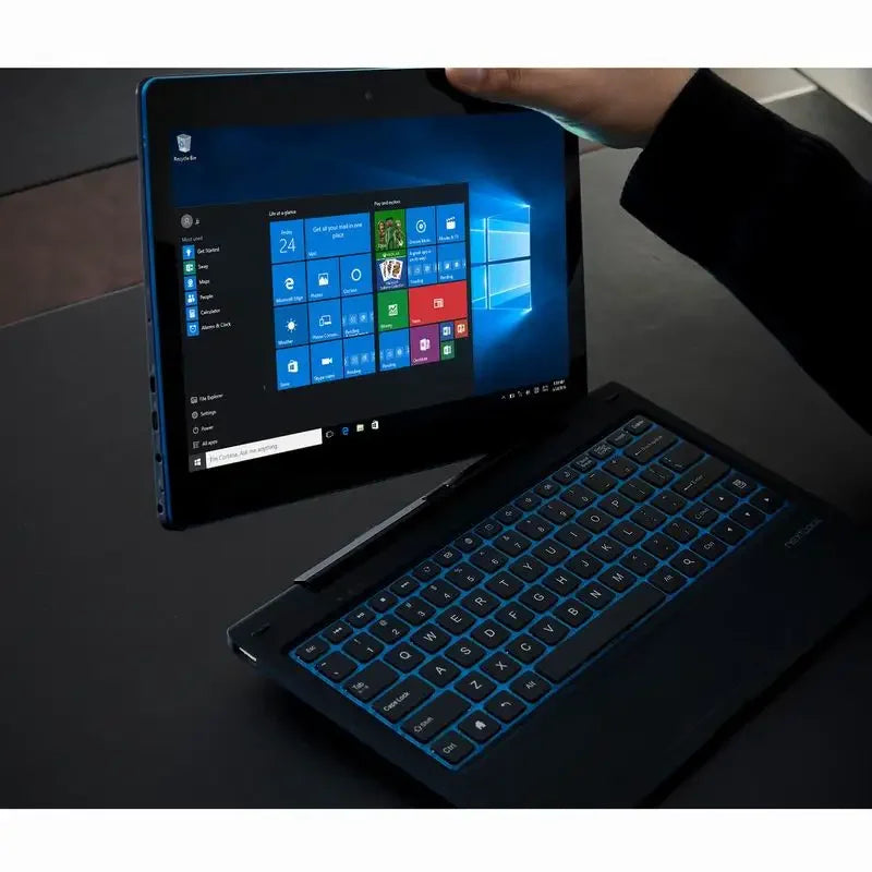 11,6" Windows 10 Tablet PC 2GB DDR + 64GB Z3735G CPU 1366*768 IPS-Bildschirm Quad Core G12 Dual-Kamera 2-in-1 mit Docking-Tastatur