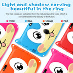 BDF Cartoon-Muster 7 Zoll Kinder-Tablet Quad Core 4GB RAM 64GB ROM Android 13 Google Lernspiele Tablets 4000mAh