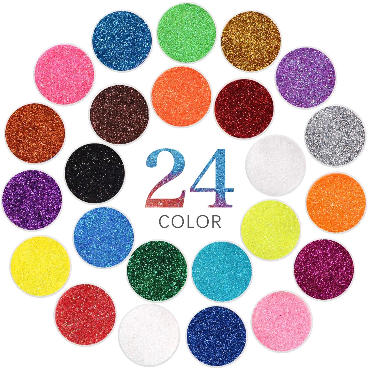 Acryl-Nagelset mit UV-Licht, professionelles Nagelset Acryl-Set für Anfänger mit allem 3PC Puder 24PC Glitzer Fake Tip