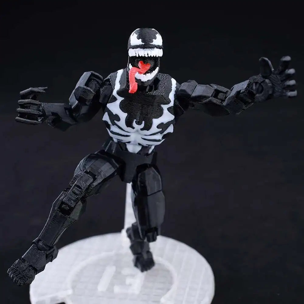 Venom Spider-Man Lucky13 Dummy13 Actionfiguren – 3D-gedruckte T13-Mehrgelenk-Shapeshift-Mannequin-Anime-Sammelspielzeuge