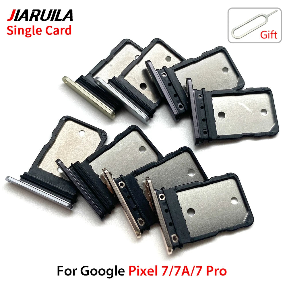 SIM-Kartenhalter für Google Pixel 7 7A 7 Pro SIM Single Kartenfach Halterung Schublade Handyhalter Adapter Fach Chip Slot Schublade Ersatzteile