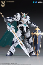 Auf Lager SNAA TRISTAN Runder TITAN GROSSSCHWERT Tischritter zusammengebauter Mecha Actionfigur Anime Modell Trendy Spielzeug Desktop