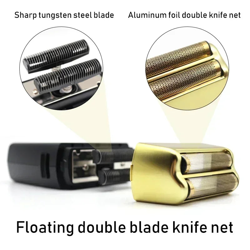 11000 U/min POP Barbers P620 Professioneller elektrischer Herren-Barttrimmer Doppelfolienrasierer Elektrorasierer USB-Haarschneidemaschine Zweitbild
