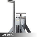 SucceBuy Manuelle Rohrbiegemaschine 1-1/2 Zoll für Baustahl und Kupfer, einstellbarer manueller Bieger für Vierkant- und Rechteckrohre