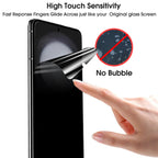 4in1 Blickschutzfolie Innen & Außen Hydrogel Anti-Spionage-Folien für Samsung Galaxy Z Flip 7 Flip7 Anti-Schnüffel-Schutz