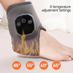 Elektrisches Wärme- und Vibrations-Knöchel-Handgelenk-Massagegerät, Heißkompressen-Therapie, Knöchelmassage, beheizte Bandage, Stützorthese, Fußschutz