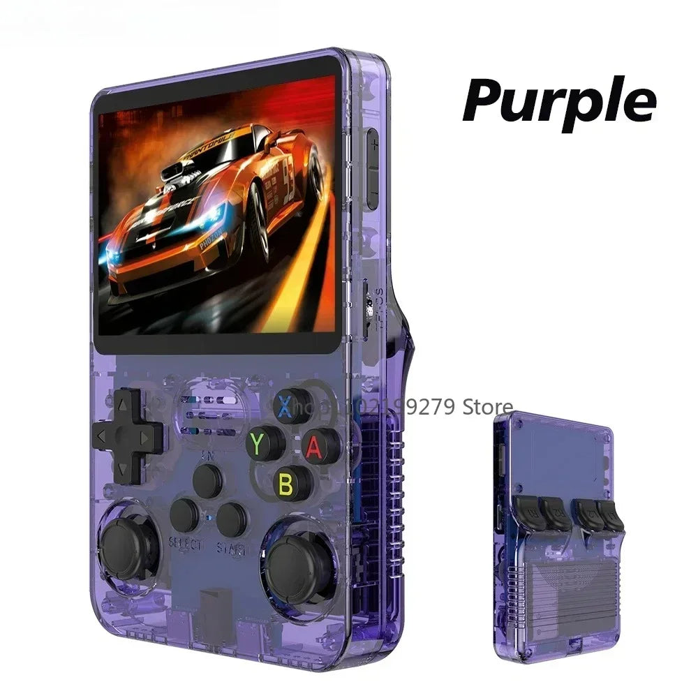 128G R36S Retro Handheld-Videospielkonsole Linux-System 3,5 Zoll IPS-Bildschirm R35s Pro Tragbarer Taschen-Videoplayer 64 GB Spiele Zweitbild
