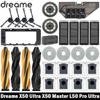 Dreame X50 Ultra/X50 Master/L50 Pro Ultra/L40S Pro Ultra/L40s Ultra/MOVA V50 Ultra Ersatzteile Hauptbürste Filter Mopptuch Staubbeutel