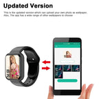 Smartwatch Herren Damen Armbanduhren Smart Watch Nachrichten Fitness Tracker Armband Geburtstagsgeschenk Elektronische Uhr für Android IOS