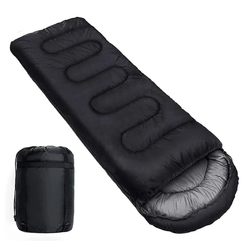 Camping-Schlafsack Leicht 4 Jahreszeiten Warm Deckenform Rucksack Outdoor Mumie Baumwolle Winter-Schlafsack