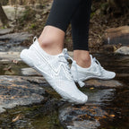 Oiaano Barfußschuhe Herren Schwarz Damen Wassernetz Minimalistische Sneaker Sport Aqua Strand Weiche Sohle Leicht Atmungsaktiv Outdoor Wandern