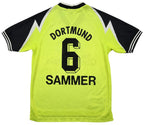 Bestseller 1995-1996 Dortmund Sammer Retro 3D-gedrucktes Fußball-T-Shirt mit kurzen Ärmeln – Erwachsene und Kinder, Training, tägliche Sport- und Freizeitkleidung