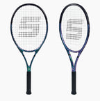 RaceRun-MAX Carbon-Verbund Tennisschläger, 295±10g Leichtgewicht, 325mm Balance, einteiliger stabiler Rahmen, 50-60lbs, für Fortgeschrittene