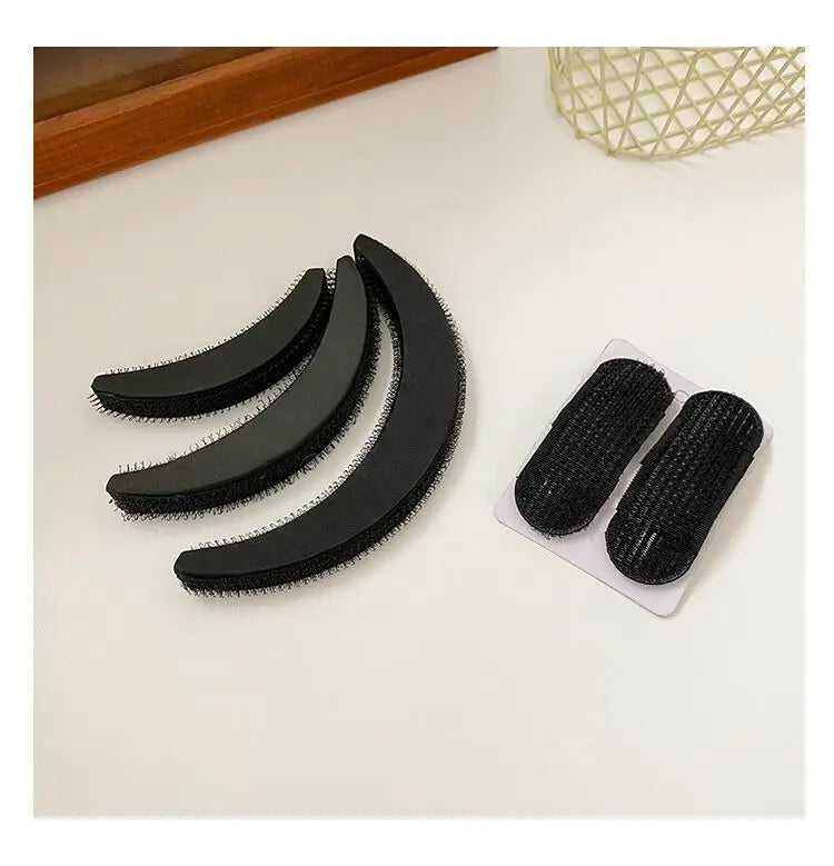 Haarkissen unsichtbar flauschig Puff Haarpad Schwamm Clip Dutt Bump It Up Volumen Haaransatz Damen Mädchen Styling Zubehör