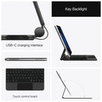 TouchPad Magic Keyboard für iPad Air 11 13 M4 2026 M3 M2 iPad 10 10. Gen. Air 4 5 6 iPad Pro 11 12,9 13'' M5 M4 Smart Cover Hintergrundbeleuchtung