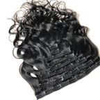 Clip In Echthaar Extensions Brasilianisches Body Wave Clip In 8 Teile/Set Natur Schwarz Farbe Clip Ins Remy Haar 8-26 Zoll 120G