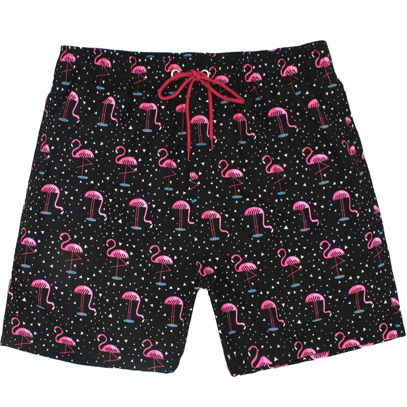 DATIFER Herren Sport-Badeshorts im neuen Stil Polyester-Druck Fitness-Badehose Surfen Badehose Badebekleidung