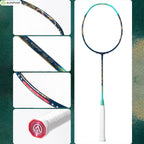 ALP QY2.0 Pro 4U 85g 100% Carbonfaser + Titanlegierung Badmintonschläger Ultraleichte Sportausrüstung Schläger Badmintontraining