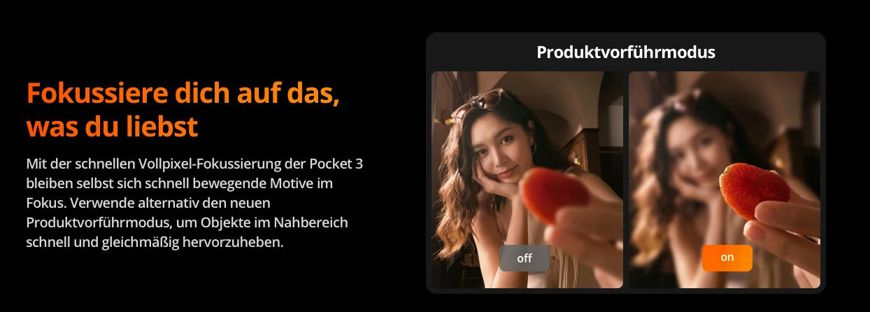 DJI Osmo Pocket 3 Creators Combo Handheld Gimbals Original Marke Active Track 6.0 4K/120 FPS 3-Achsen Gimbal Mechanische Stabilisierung