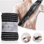 Neues japanisches sanftes Badewaschmittel Nylon Badetuch Rücken Peeling Peeling Duschbürste Schwamm Körper Badezimmerzubehör