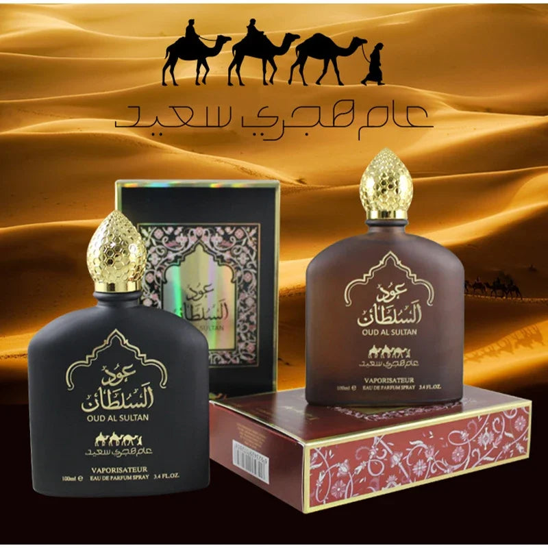 Arabisches Dubai blumig-fruchtiges Parfüm, Zitrus-/Holziger Damenduft, Glamour Herren frisches Eau De Toilette, Vetiver/Zitrone/Lavendel Duft
