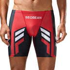 Herren Schnelltrocknende Boxer-Badehose mit Bundzug zum Surfen, für Strand, Sand, Thermische Badeshorts