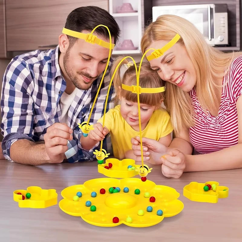 Bumble Bee Magnetspiel Lustige Familienbrettspiele Montessori Sortierpuzzle Angelspiel Interaktive Spiele für Kinder und Erwachsene